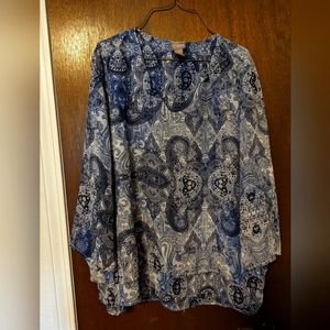 Chicos Blouse Size 2